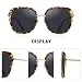 OLIEYE Vintage Oversized Shield Frame Women's Polarized Sunglasses Holiday Sunglasses for Women...