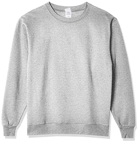Hanes Men's EcoSmart Sweatshirt, Light Steel, Large