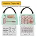 Buringer Reusable Insulated Lunch Bag Cooler Tote Box Meal Prep for Men...