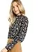 Floerns Women's High Collar Floral Printed High Neck Puff Long Sleeve Blouse...