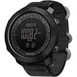 CakCity Digital Sports Watches for Men Military Watches with Compass Temperature, Steps Tracker, Large Dial, Model: Apache