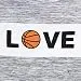 Basketball Hoodie- Love Sports Funnel Neck Sweatshirt Fanwear Player Girl's Gift