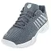 K-Swiss Women's Hypercourt Express 2 Wide Tennis Shoe (Stormy Weather/ICY Morn/White, 10)