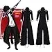 BUBABOX My Hero Academia Cosplay Dabi Cosplay Costume Black Coat (Black, L)