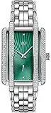 JBW Luxury Women’s Mink 0.12 Carat Diamond & Swarovski Crystal Wrist Watch with Stainless Steel Bracelet