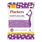Plackers Gentleslide Dental Floss Picks, 90 Count, Purple