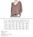 LONGMING Women's Fashion Big V-Neck Pullover Loose Sexy Batwing Sleeve Wool Cashmere...