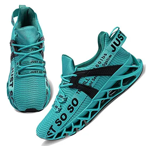WONESION Women's Breathable Running Tennis Shoes Blade Athletic Workout Sport Sneakers