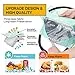 Buringer Reusable Insulated Lunch Bag Cooler Tote Box Meal Prep for Men...