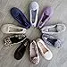 Dearfoams Women's Rebecca Microfiber Velour Closed Back Slipper, Peacoat, Large