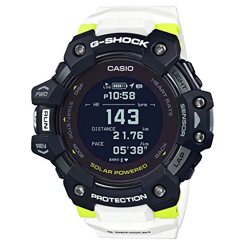 Casio GBDH1000-1A7 G-Shock Men's Watch White, Yellow 63mm Resin/Stainless Steel