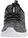adidas womens Cloudfoam Pure Running Shoe, Black/Black/White, 6.5 US