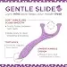 Plackers Gentleslide Dental Floss Picks, 90 Count, Purple