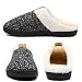 UBFEN Womens Mens Slippers Memory Foam Comfort Fuzzy Plush Lining Slip On...