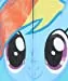 My Little Pony Toddler Girls Zip-up Hoodie, Rainbow Dash, 4T