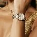 JBW Luxury Women's Cristal-34 J6383D 0.12 ctw 12 Diamond Two-Tone Wrist Watch...