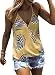 Dokotoo Womens Summer Ladies Casual Spaghetti Straps V Neck Loose Camisole Palm...