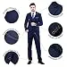 MYS Men's 3 Piece Slim Fit Suit Set, One Button Solid Jacket...
