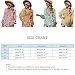 Cocobla Women Boho Floral Blouse Long Sleeve V Neck Drawstring Shirt Cute...