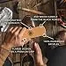 Shoe Brush - 100% Horsehair Shoe Brush - Concaved Handle for Premium...