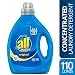 all Laundry Detergent Liquid, Fights Tough Stains, High Efficiency Compatible, 2X Concentrated,...