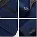 MY'S Mens 3-Piece Suit Shawl Lapel One Button Tuxedo Winter Fabric Slim...