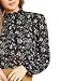 Floerns Women's High Collar Floral Printed High Neck Puff Long Sleeve Blouse...