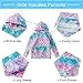 5 Years Old Girl Mermaid Hoodie Sweatshirts 3D Printed Funny Pink Blue...