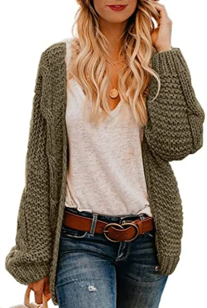 Astylish Women Open Front Outwear Coat
